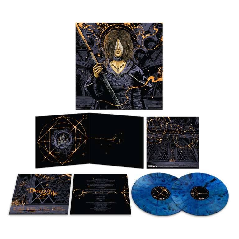 Shunsuke Kida - Demon's Souls O.S.T. Soundtrack (Blue & Black Swirl 2LP Vinyl)