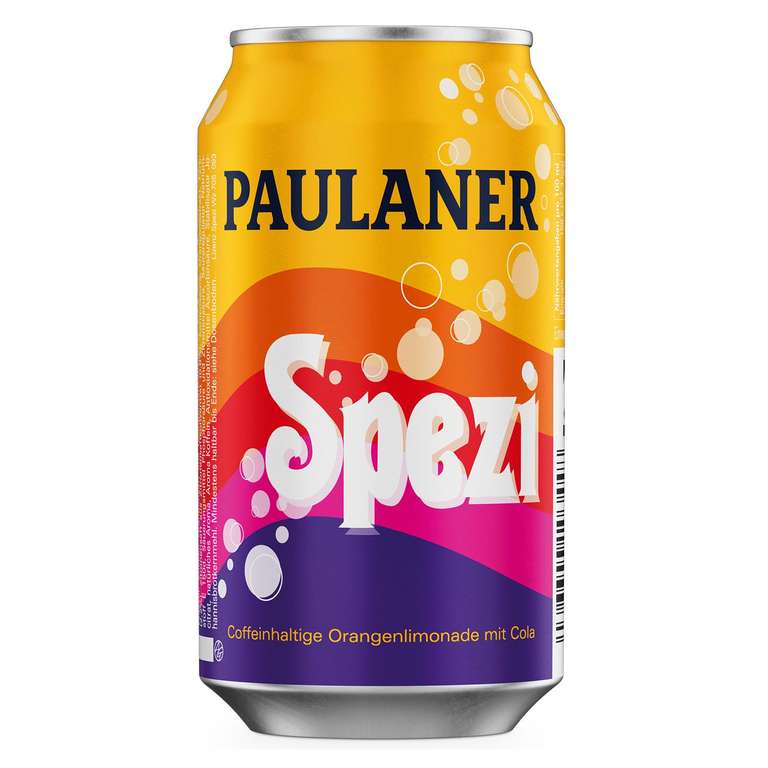 Paulaner Spezi in der 0,33 Liter-Getränkedose für 49 Cent [Penny]