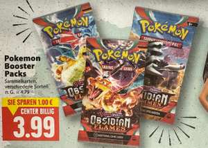 [Edeka Center] Diverse Pokémon Boosterpacks für 3,99€ - Obsidianflammen etc.