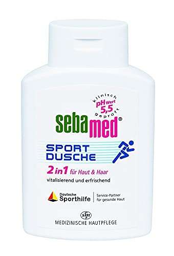 [PRIME/Sparabo] Sebamed Sport Dusche 2 in 1, schonende Reinigung für sportstrapazierte Haut, für Haut und Haar, 200 ml