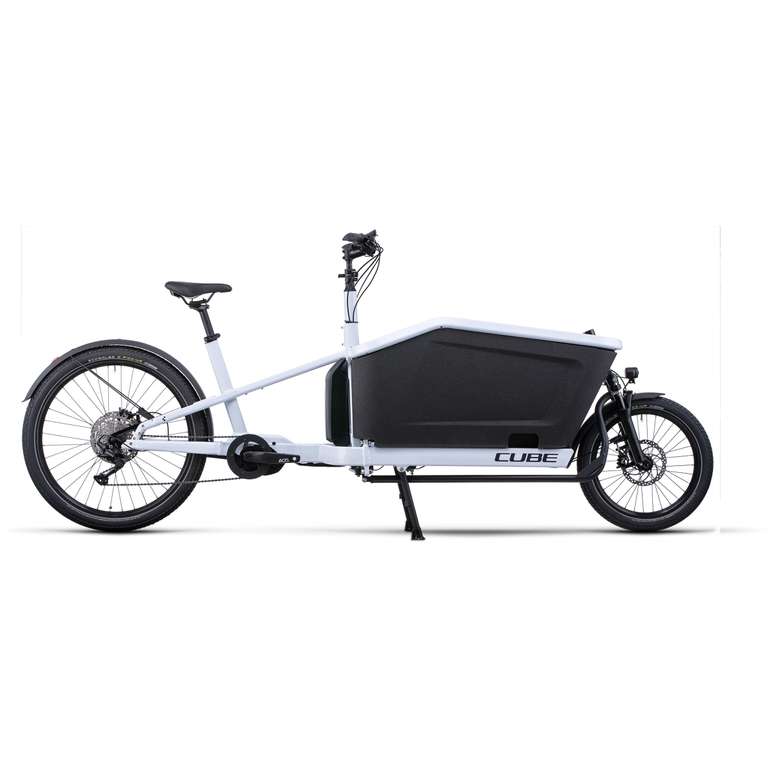 (Fahrrad.de) Cube Cargo Sport Hybrid 500 27.5" E-Lastenrad (Schwarz/Grau oder Weiß)