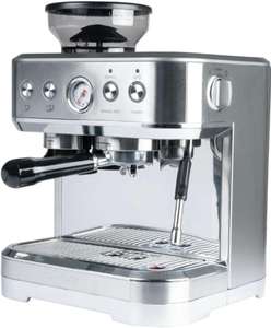 Espressomaschine, SILVERCREST Siebträgermaschine mit integriertem Mahlwerk