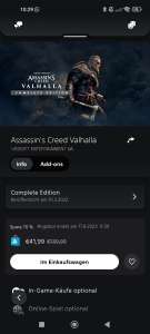 Assassin's Creed Valhalla Complete Edition PS4 incl. PS5 Version