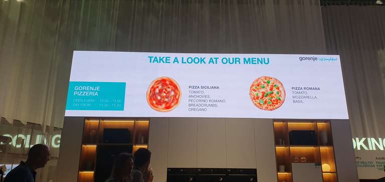 Gratis Pizza bei der IFA 2023 in Berlin