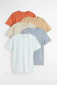 hm T-Shirts farbig slim fit - VKfrei ab 25,-€