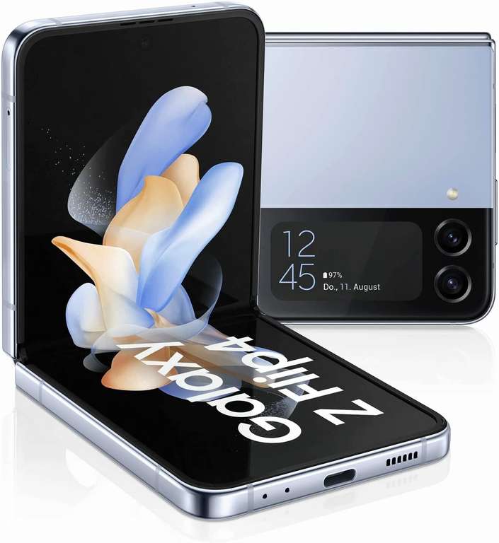 Samsung Galaxy Z Flip 4 in Blau (128 GB)