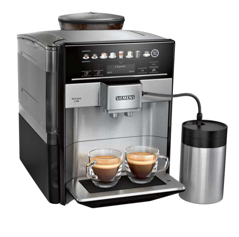 [Für uns Shop/CB/Mivo] Siemens Kaffeevollautomat EQ.6 plus s700 Edelstahl TE657M03DE