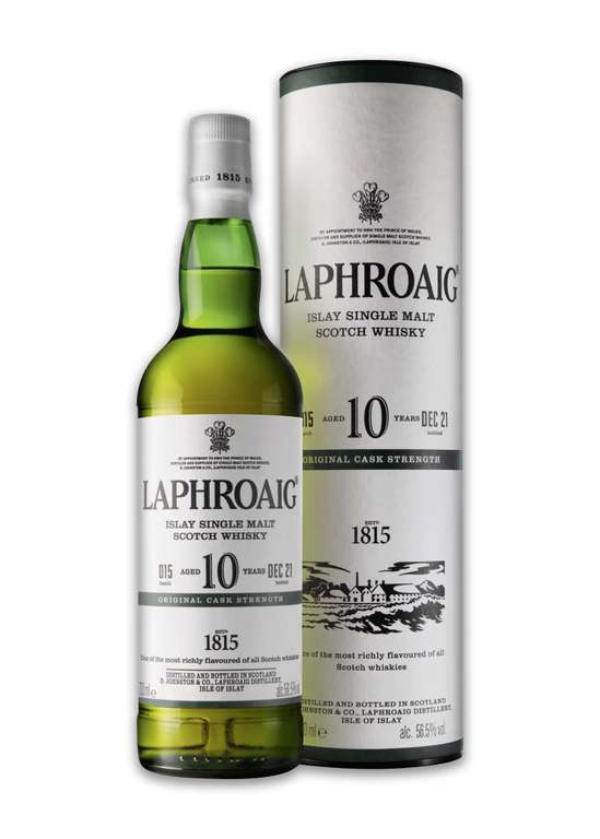 Whisky Laphroaig 10 Jahre Cask Strength (Batch 15) zu Hammerpreis und VSK frei