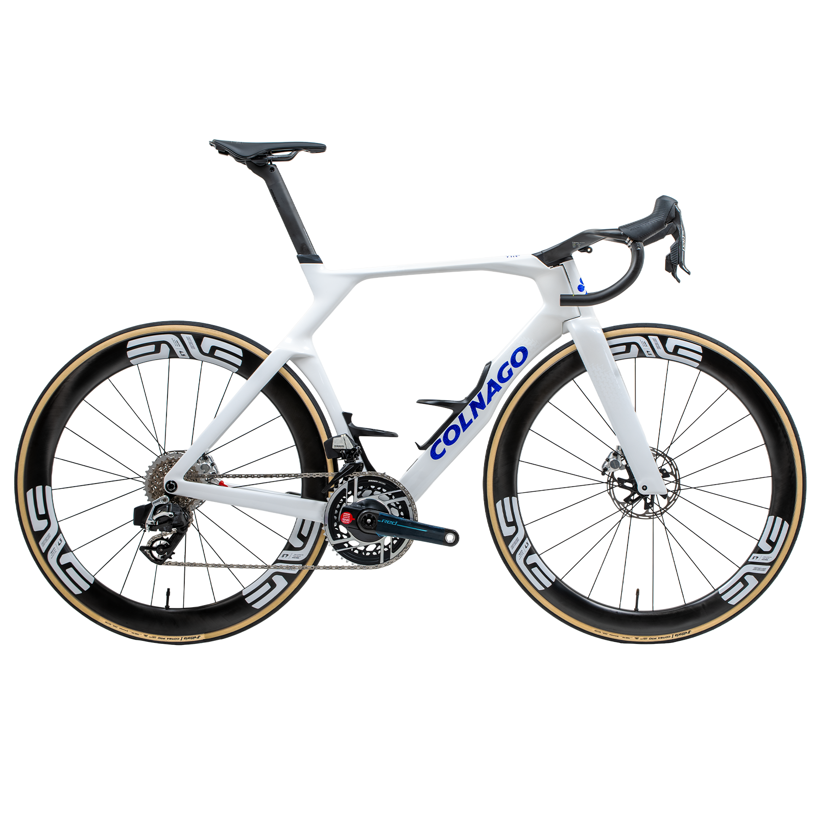 Colnago Y1Rs - Sram Red AXS E1 Power Meter - Carbon Rennrad - 2x12 - Modell 2026 - White Blue