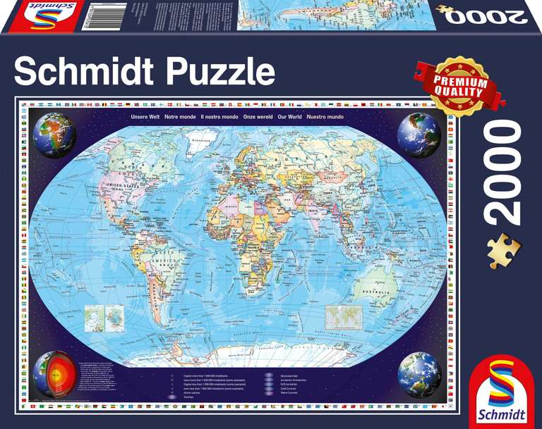 [Thalia KultClub] Schmidt Spiele 57041 Puzzle Unsere Welt mit 2000 Teilen