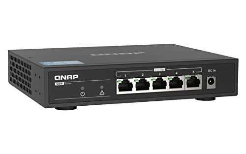 [Amazon Prime] Qnap QSW-1105-5T 5 Port 2,5 Gbps Unmanaged Switch