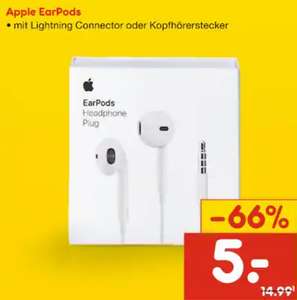 [NETTO Leipzig und andere?] Apple EarPods mit Lightning Connector oder Kopfhörerstecker ab 05.10.