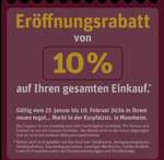 [Tegut...Mannheim] Eröffnungsrabatt - 10% auf den gesamten Einkauf (lokal)