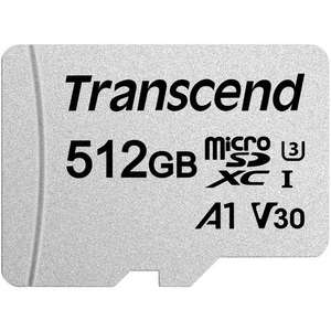 Transcend 300S microSDXC 512GB mit Adapter für 31,77€ inkl. Versand (Fotobantle)