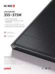 30x LONGi LR4-60HPB-355M Full-Black 355W Solarmodul Photovoltaik (43,30€/Stück Abholung 1299€)