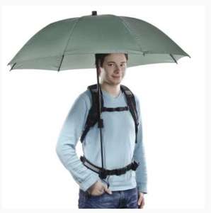 Walimex pro Swing handsfree Regenschirm oliv mit Tragegestell
