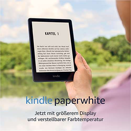 Kindle Paperwhite 16 GB mit Werbung - Denimblau (Paperwhite Kids 16GB mit Hülle, ohne Werbung - 124,99) (Paperwhite Kids 8GB - 104,99)