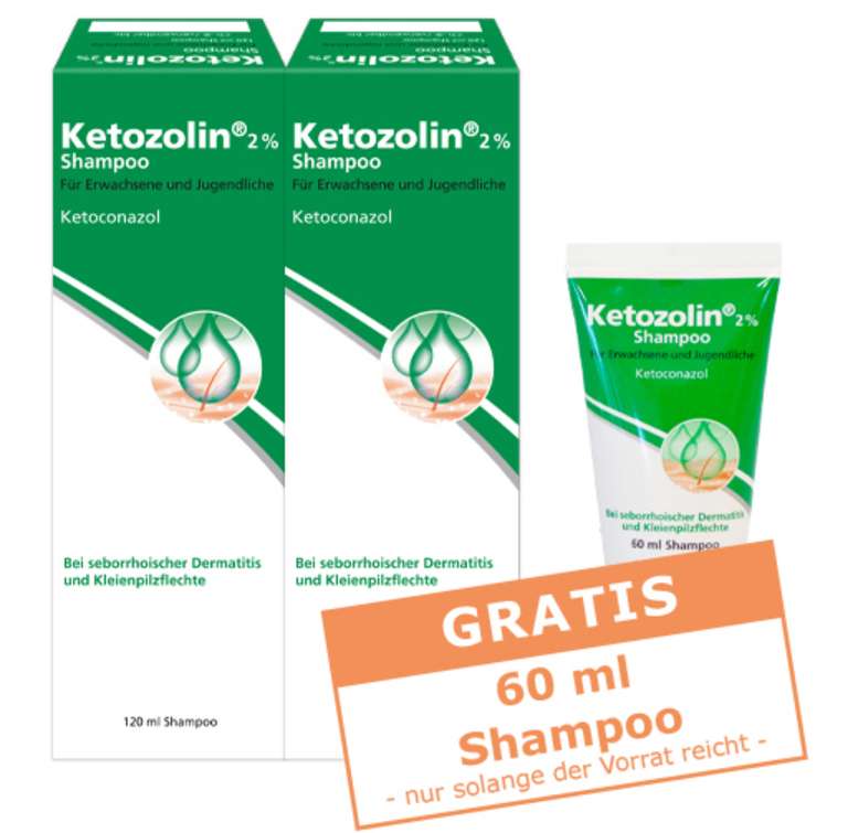 Ketozolin 2% Shampoo gegen Schuppenflechte
