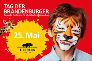 [Tierpark Berlin] 20% Rabatt auf Eintrittspreise am „Tag der Brandenburger“ am 25.05.