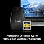 Lexar Professional 512 GB CFexpress Typ B bis zu 1750 MB/s Lesen und 1500 MB/s Schreiben