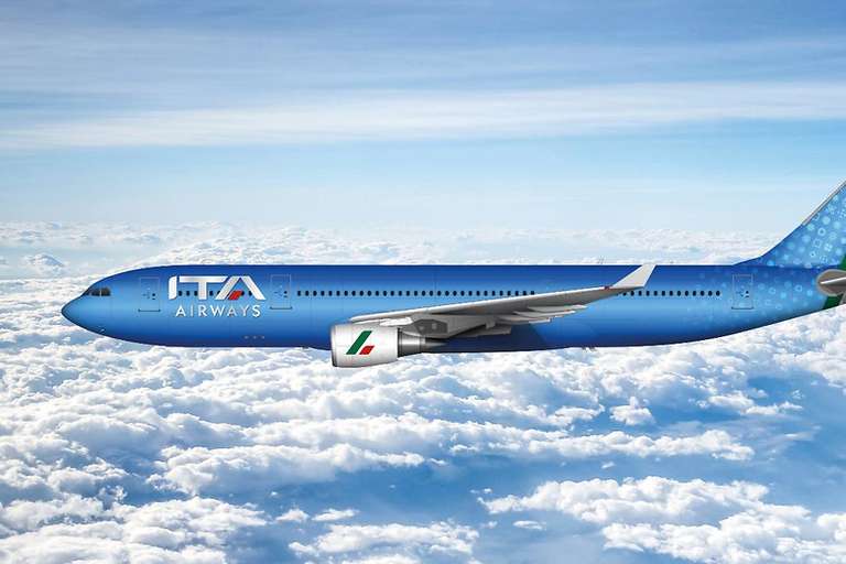 (ITA Airways) 25% auf alle Ziele/Flüge (z.B. Sao Paulo Business Class ab 1673€)