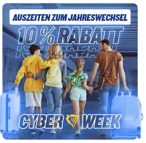 Ryanair Cyber Week Sale mit 10% Rabatt - Flüge einfach ab 13,49€ oder Hin & zurück für 27,88€ (z.B. Memmingen - Riga)