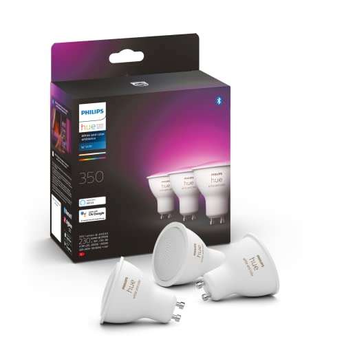 3x Philips Hue White + Color Ambiance GU10 LED Black Friday Deal