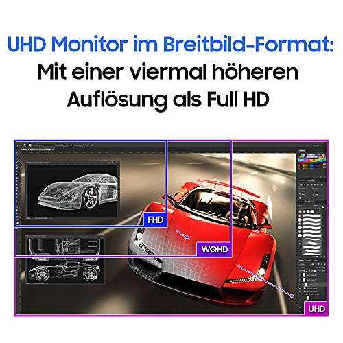[Amazon & NBB] Samsung UHD Monitor U32J590UQP, 32 Zoll, VA-Panel, 4K UHD-Auflösung, AMD FreeSync, Reaktionszeit 4 ms, 60 Hz