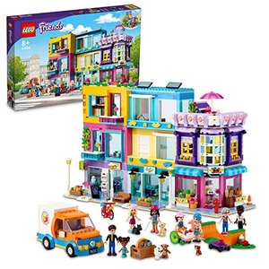 LEGO 41704 Friends Wohnblock in Heartlake City mit Friseursalon und Café, Puppenhaus mit 7 Minipuppen [Prime]