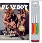 PLAYBOY Abo (14 Ausgaben) für 165,80 € mit 155 € BestChoice-/ 160 € Zalando-Gutschein + Messer-Set Victorinox "SwissClassic" i.W.v. 10,96 €