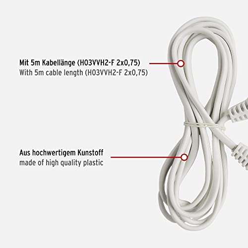 Brennenstuhl Kunststoff-Verlängerungskabel / mit 3m Kabel für 3,79€ (Prime)