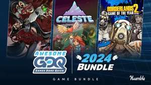 Awesome Games Done Quick! 2024 bundle - 8 Spiele auf dem PC von welchem Bayonetta, Borderlands 2: Goty Edition, Celeste, Sprawl... (Steam)