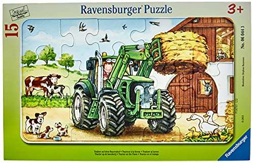 Ravensburger Kinderpuzzle - 06044 Traktor auf dem Bauernhof - ab 3 Jahren, 15 Teile - für 3,09€ (Amazon Prime und Thalia Kultclub)