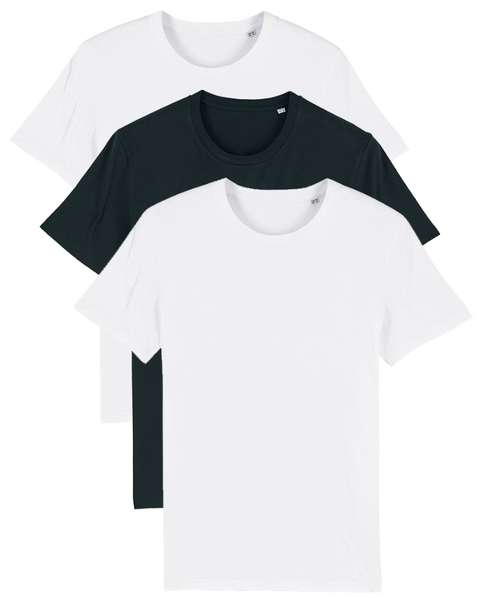 je T-shirt 7,25€ (100% Bio Baumwolle) - [Wat? Apparel] Herren Basic Creator T-Shirt 3er pack in allen Größen
