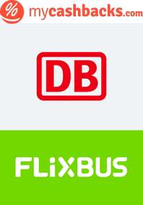 Für einen Kauf über mycashbacks: Deutsche Bahn oder FlixBus Gutschein im Wert zwischen 5€ und 50€