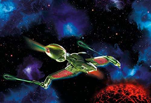 PLAYMOBIL 71089 Star Trek - Klingonenschiff: Bird-of-Prey, mit Lichteffekten, Original-Sounds und Sammelfiguren
