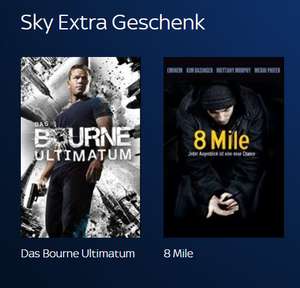 Sky Store Gratisfilm geschenkt - 8 Mile oder Das Bourne Ultimatum