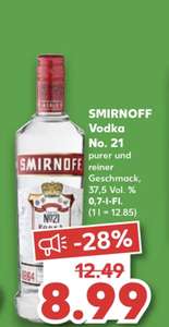 Smirnoff Vodka No.21 0.7l 8.99€ [Kaufland, offline]