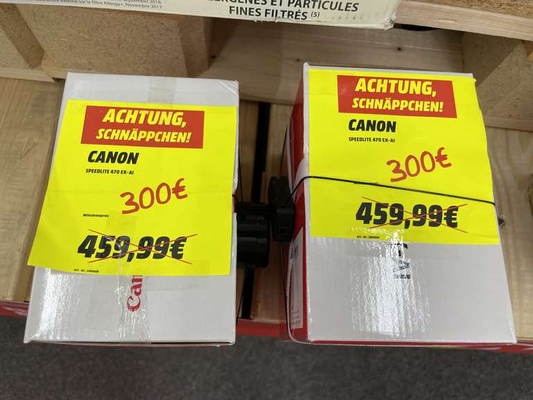 Lokal - Mediamarkt Schweinfurt Canon Speedlite 470 EX-AI