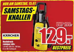 Hochdruckreiniger Kärcher K 4 für 129 Euro [ B1-Discount / Samstag 15.07. ]