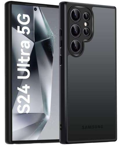 FLLAO EU - Matt Handyhülle für Samsung Galaxy S24 Ultra Hülle mit