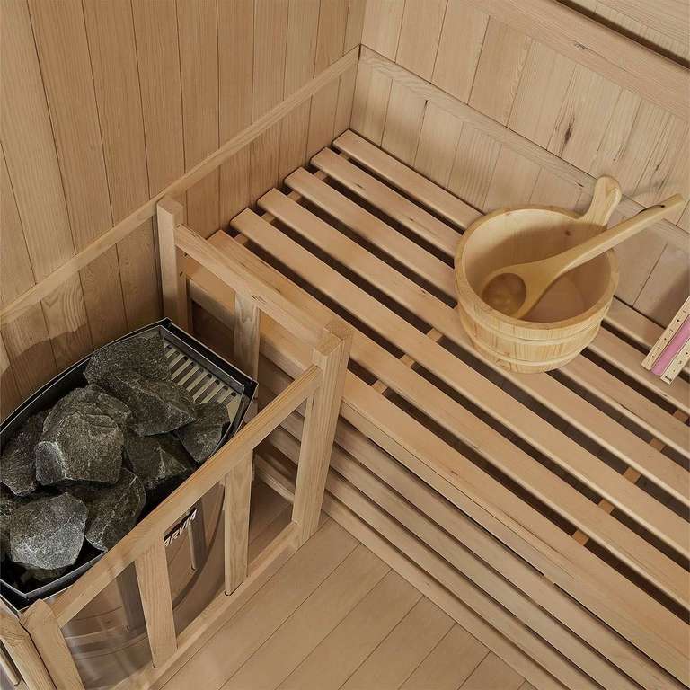 Indoor Sauna Tampere - Finnische Saunakabine inkl. Ofen
