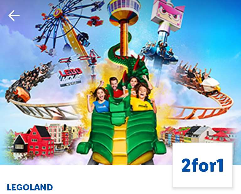 [LIDL Plus App] 2für1 Tageskarte für das Legoland Billund in Dänemark für 499kr (66,97€ bzw. 33,49€ p.P.)