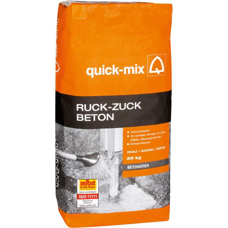 Quick-Mix Ruck-Zuck Beton 25 kg [Bauhaus TPG]