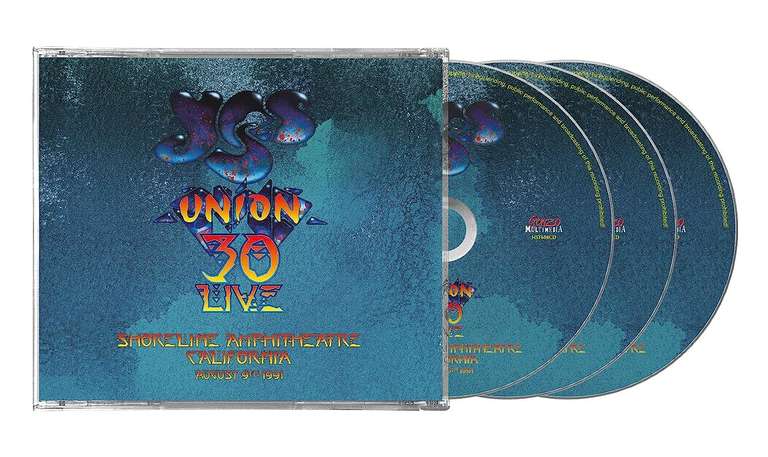 Yes Live 1991 in der UNION-Doppelbesetzung Shoreline Amphitheatre California 9.8.1991 DVD & 2 CDs mit gutem Sound