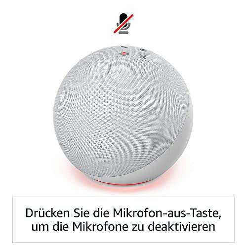 (Amazon) Echo (4. Generation, nicht Dot) verschiedene Farben, inkl. Philips Hue Smarte Lampe (E27)