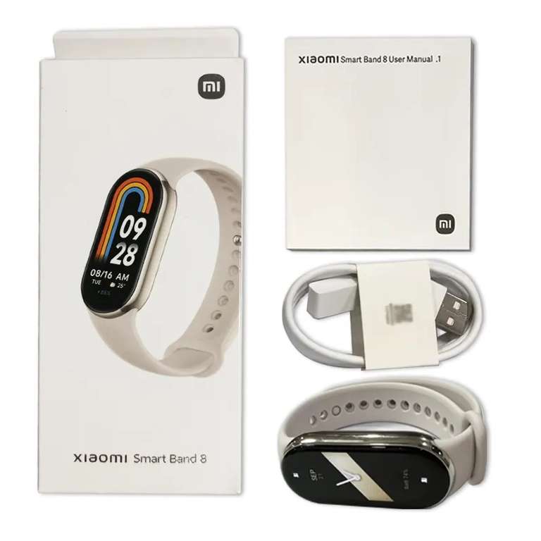 XIAOMI Smart Band 8, Fitnesstracker, Graphite Black, global Version, Lieferung aus Deutschland