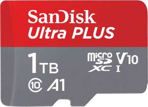 SANDISK Ultra PLUS microSDXC-UHS-I-Karte, Micro-SDXC Speicherkarte, 1 TB, 160 MB/s