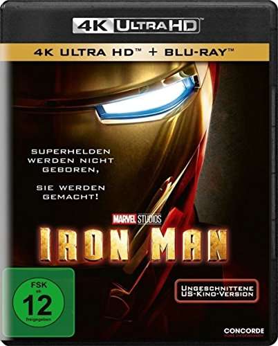 Iron Man | 4K Ultra HD + Blu-Ray | Uncut | Prime