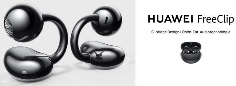 HUAWEI FreeClip OPEN-Ear Kopfhörer (8h Akku / iOS / Android)